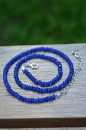 STONEAGE JEWELLERY Bayan Kolye Rondela Kesim Ceyt Doğal Taş thumbnail 1