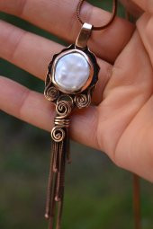 STONEAGE JEWELLERY Bayan Kolye Sakız İncisi thumbnail 1