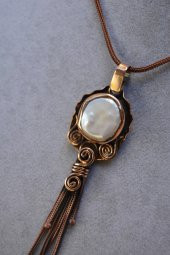 STONEAGE JEWELLERY Bayan Kolye Sakız İncisi thumbnail 5