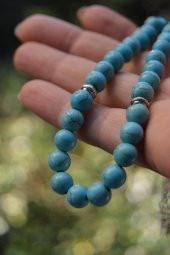 STONEAGE JEWELLERY Hediye Erkek Tesbih Firuze Doğal Taş - 3