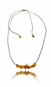 STONEAGE JEWELLERY Kehribar Anti Alerjik Bayan Kolye - 2