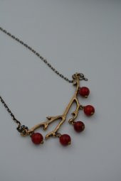 STONEAGE Kolye Mercan Taşlı Ağaç Dalı thumbnail 3