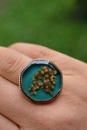 STONEAGE Kuru Çiçek Bayan Yüzük thumbnail 1