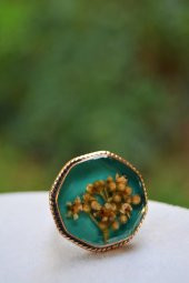 STONEAGE Kuru Çiçek Bayan Yüzük thumbnail 2