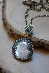 STONEAGE Sakız İncisi El Yapımı Bayan Kolye thumbnail 1