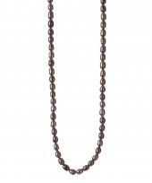 STONEAGE Siyah İnci Doğal Taş Aşk Bayan Kolye - 3