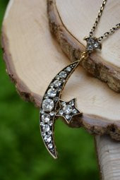 STONEAGE Türk Ay Yıldız Otantik Bayan Kolye thumbnail 5