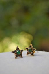 STONEAGE Türk Yıldız Çivili Küpe thumbnail 2