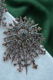 STONEAGE Zirkon Taşlı Antrasit Modern Bronz Küpe thumbnail 8