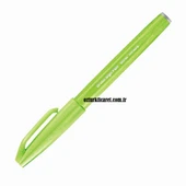 Pentel Brush Sign Pen Touch Light Green thumbnail 1