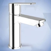 Mars Mix Batarya Krom Lavabo Banyo Mutfak Musluğu Musluk Mermer Tezgah Üstü Çift Su Giriş Evye - 4
