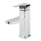 Side Mix Batarya Krom Lavabo Banyo Mutfak Musluğu Musluk Mermer Tezgah Üstü Çift Su Giriş Evye thumbnail 4