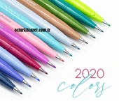 Pentel Brush Sign Pen Touch Turquoise Green thumbnail 2