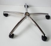 Oyuncu Koltuğu Krom Yıldız Ayak Çap 70 cm Tekerlekli 150 kg - 1