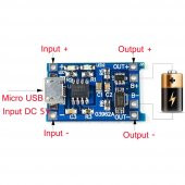 5 Adet Mikro Usb Pil Şarj Devresi  ( TP4056 ) - 4