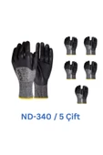 ND-340 Nitril D Kesilmez Eldiven - 5 Çift - 1