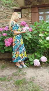 Kemerli Poplin Elbise - 2