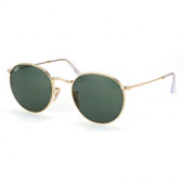 Ray-Ban RB3447 001 53 Round Metal Unisex Güneş Gözlüğü thumbnail 1