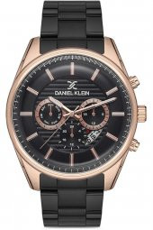 Daniel Klein Erkek Siyah Rose Renk Çelik Kol Saati 8680161962489 - 1