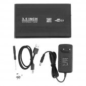3.5" HDD Sata Harddisk Kutusu-USB 2.0 Masaüstü PC Disk HDD Kutusu - 1