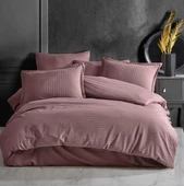 Clasy Saten Çift Kişilik Nevresim Takımı Rose V1 - 1