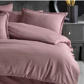 Clasy Saten Çift Kişilik Nevresim Takımı Rose V1 - 2