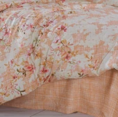 Hobby Çift Kişilik Poplin Nevresim Lily Somon - 3