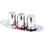 Omnipazar Büyük Boy Gondol Tuzluk Takımı Paslanmaz Çelik 41045 - 1