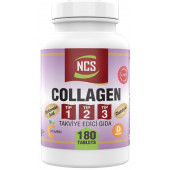 Ncs Hidrolize Collagen (kolajen) Type (tip) 1-2-3 Hyaluronic Acid Vitamin C Glutatyon 180 Tablet - 1