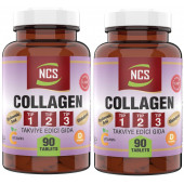 Ncs Hidrolize Collagen (kolajen) Type (tip) 1-2-3 Hyaluronic Acid Vitamin C Glutatyon 90 Tablet 2 Adet - 1