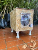 Kedi Kulübesi Kedi Yuvası Kedi Evi 30x33x36cm Iç Ve Dış Mekan Su Geçirmez Isı Yalıtımlı Özel Tasarım - 6