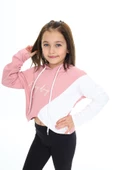 Kız Çocuk Crop Kapüşonlu Sweatshirt Px 9332.1 thumbnail 6