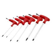 Tork Alyan Tornavida Seti Çelik ve Mıknatıslı T10 T15 T20 T25 T30 T40 Saplı İki Yön Uç 6 'lı Set - 4