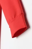 Nar Çiçeği-Fermuarlı Sweat Hırka - 6