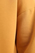 Hardal-Fermuarlı Sweat Hırka - 5