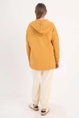 Hardal-Fermuarlı Sweat Hırka - 4