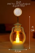 Led Mum Mini Kamp Tipi 3 Adet Pil Dahil Dumansız Alev Ledli  Dekor Işığı Beyaz PT430 - 5