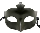 Haki Yeşil Renk Masquerade Kostüm Partisi Venedik Balo Maskesi - 1