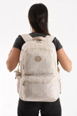 571 collections Ultra Hafif Sırt Çantası Okul Seyahat Unisex Desenli Krem (Model: 571-1C) - 1