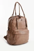 571 collections Suni Deri Sırt Çantası Bronz (Model: 571-11-12J) - 4