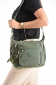571 collections Çapraz Askılı Ultra Hafif Çok Cepli Bayan Omuz Çantası Yeşil (Model: 571-6M) thumbnail 2