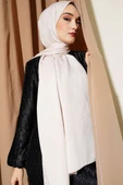 İllüzyon Desen Jakar Şal Vanilya -61 thumbnail 2