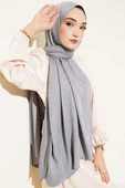 İllüzyon Desen Jakar Şal Kayrak Grisi -35 thumbnail 1