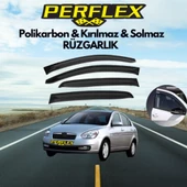 Perflex Polikarbon Kırılmaz Rüzgarlık V2 Mugen Hyundai Accent 2006-2009 - 1