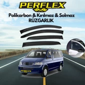 Perflex Polikarbon Kırılmaz Rüzgarlık V2 Mugen VW T5/T6 4'LÜ 2003+ - 1
