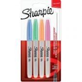 SHARPIE PERMANENT SET FINE 4 LU PASTEL 2065402 - 1
