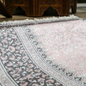 Lüks İpek Ahu Seccade Pembe 70x117 cm - 550 gr - 4