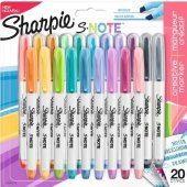 Sharpie Fosforlu Kalem Snote Çok İşlevli Karışık 20 Li Bls - 2