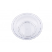 Şeffaf Yuvarlak PE Plastik Tabak - 3