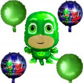 Pj Masks (Pijamaskeliler) 5li Folyo Balon Seti - 1